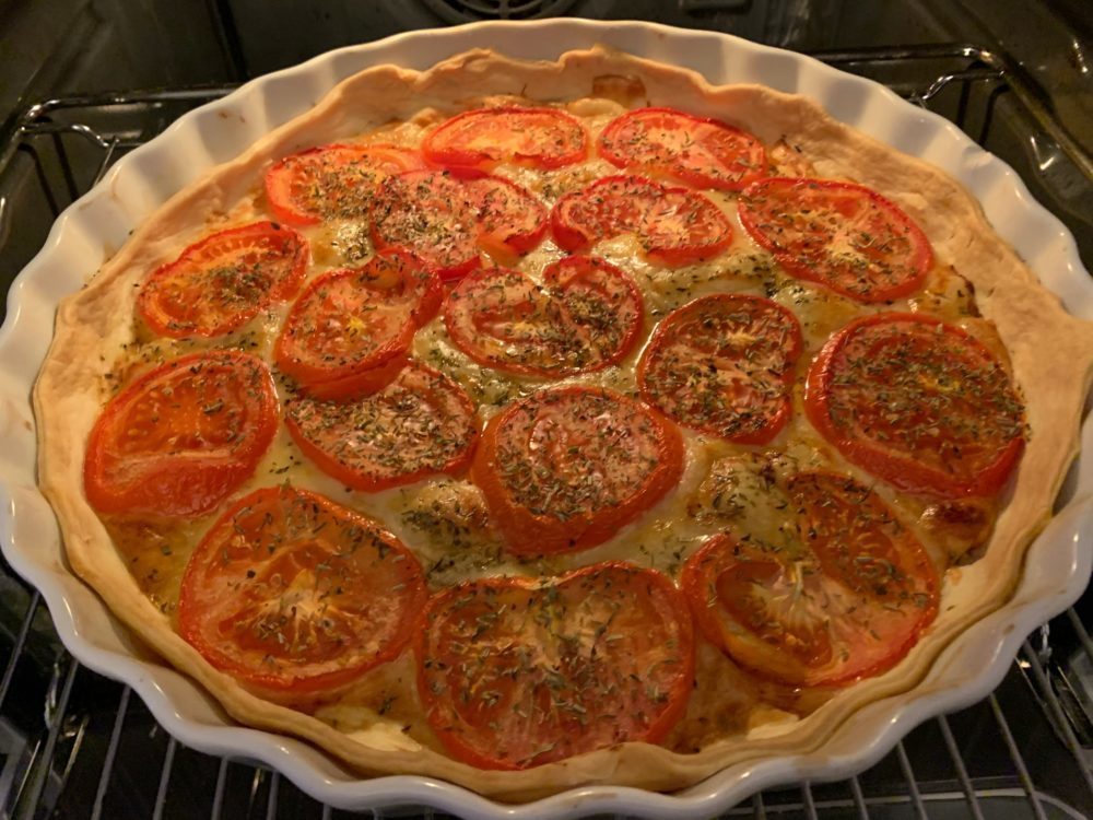 Tarte Fine à La Tomate Et Au Comté Très Rapide à Faire